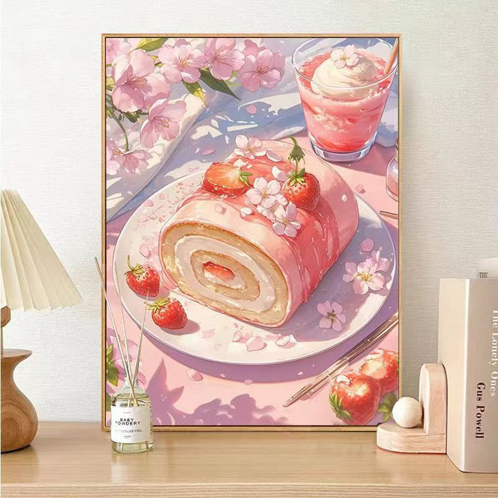 Gourmet Dessert-Themed Canvas Wall Art Kalsten