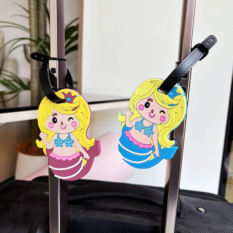 Mermaid-Themed Luggage Tag Kalsten