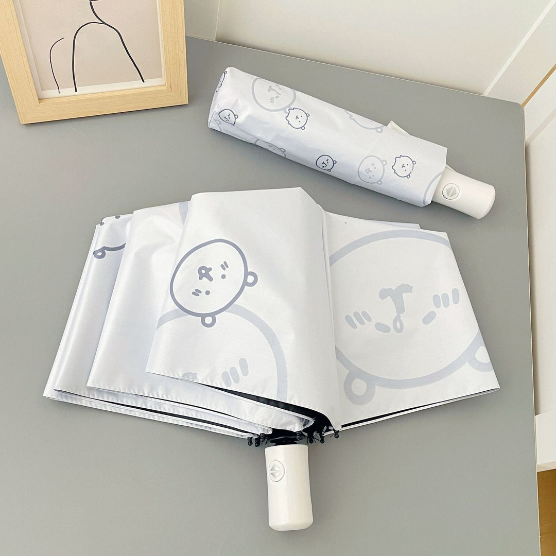 Women's Automatic Folding Umbrella with Playful Animal Design Kalsten