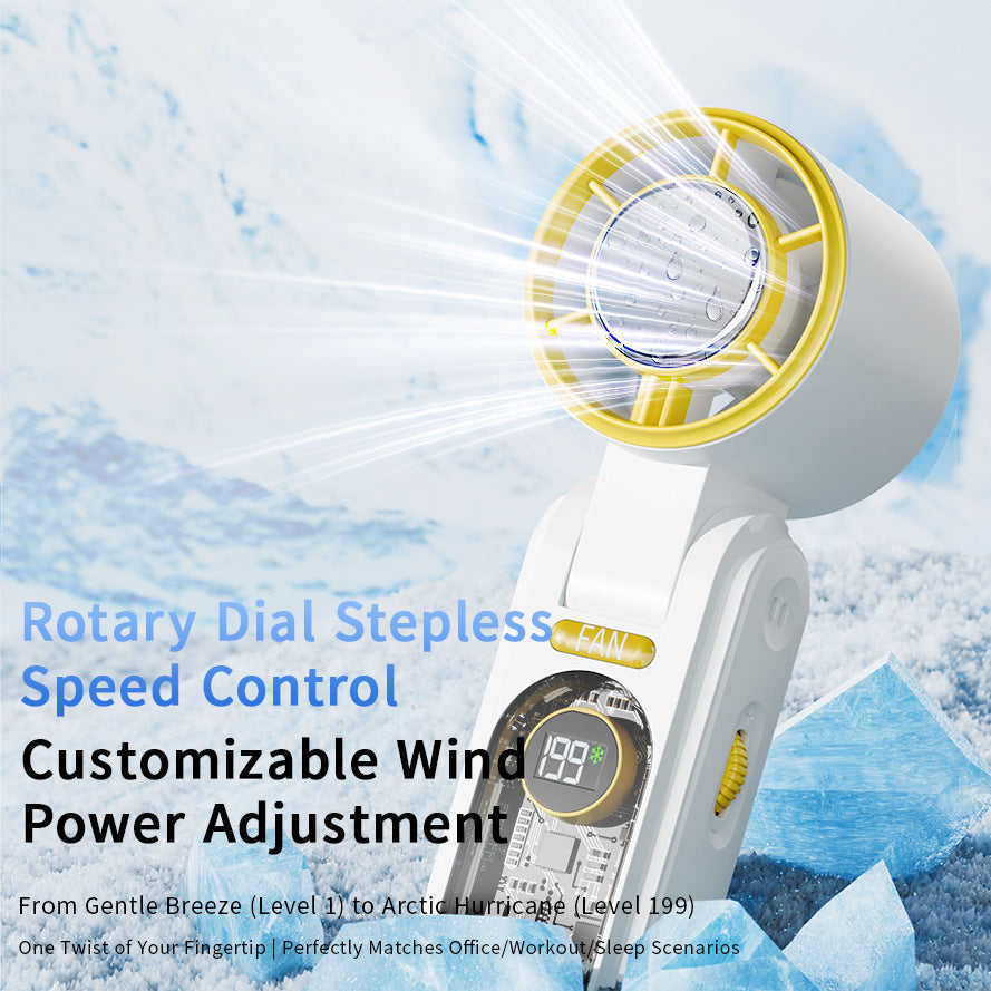 Women's portable multifunction fan with digital display Kalsten