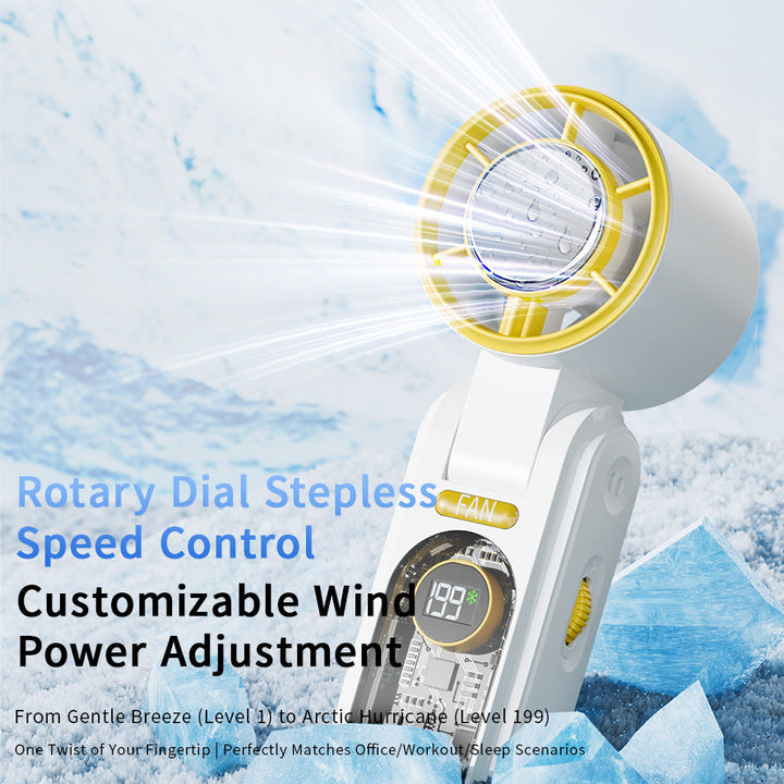Women's portable multifunction fan with digital display Kalsten