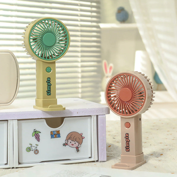Women Portable Hand Fan with Rechargeable USB Port and Lightweight Construction Kalsten