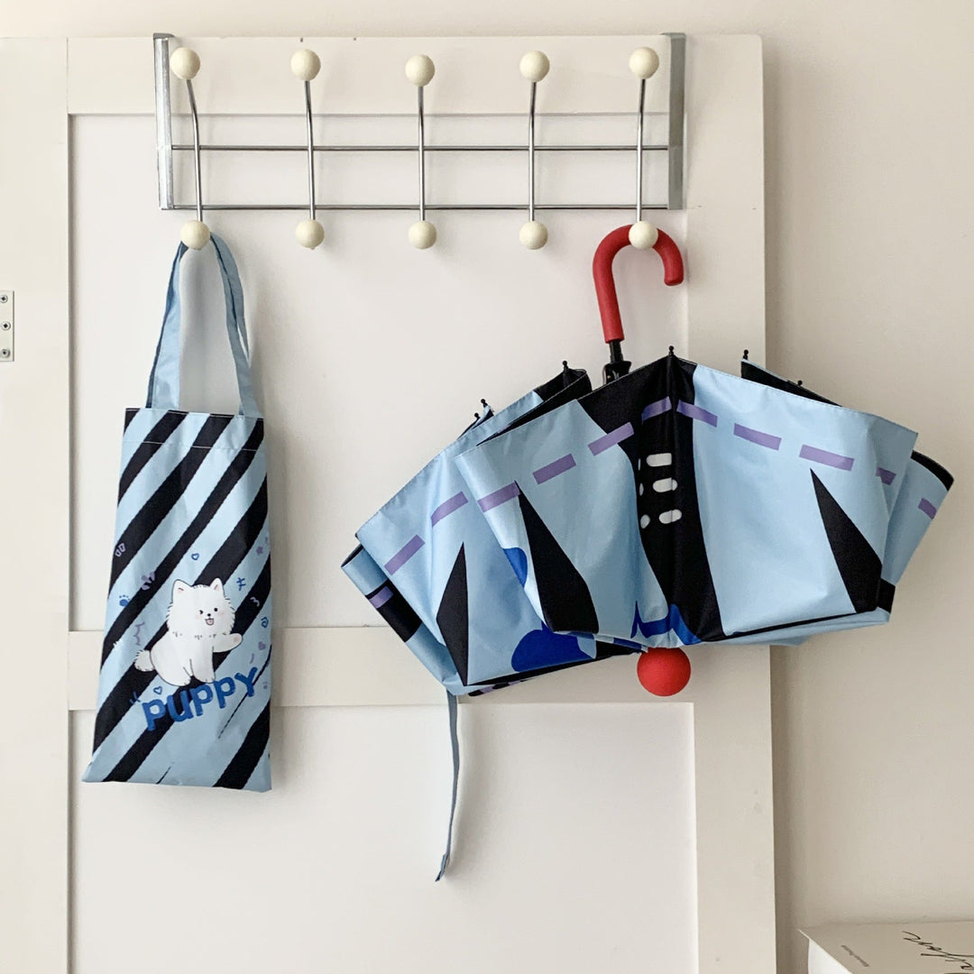 Ladies creative foldable umbrella with playful animal design Kalsten