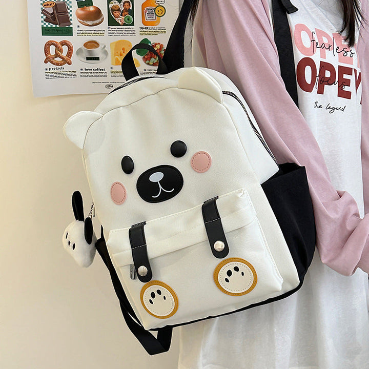 Plush backpack with bear design Kalsten