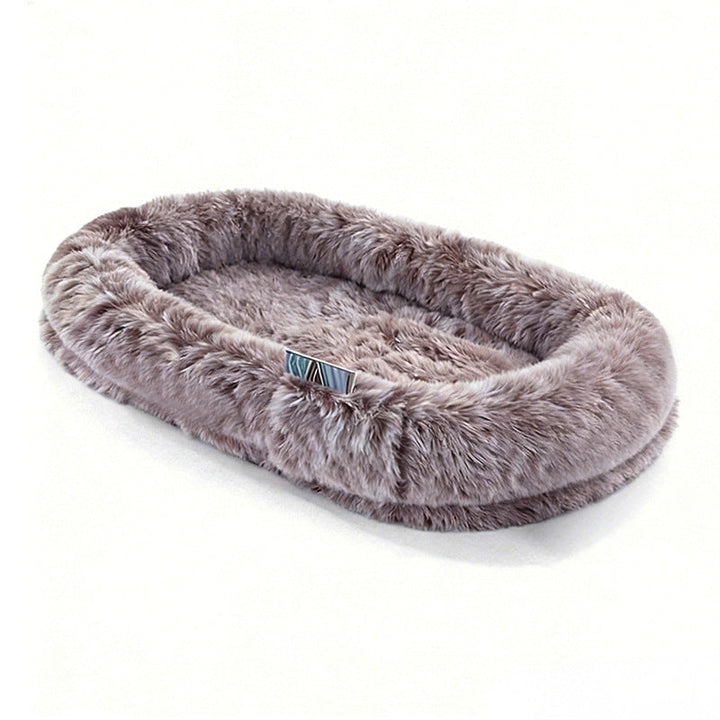 Plush Faux Fur Blanket   Dog Bed