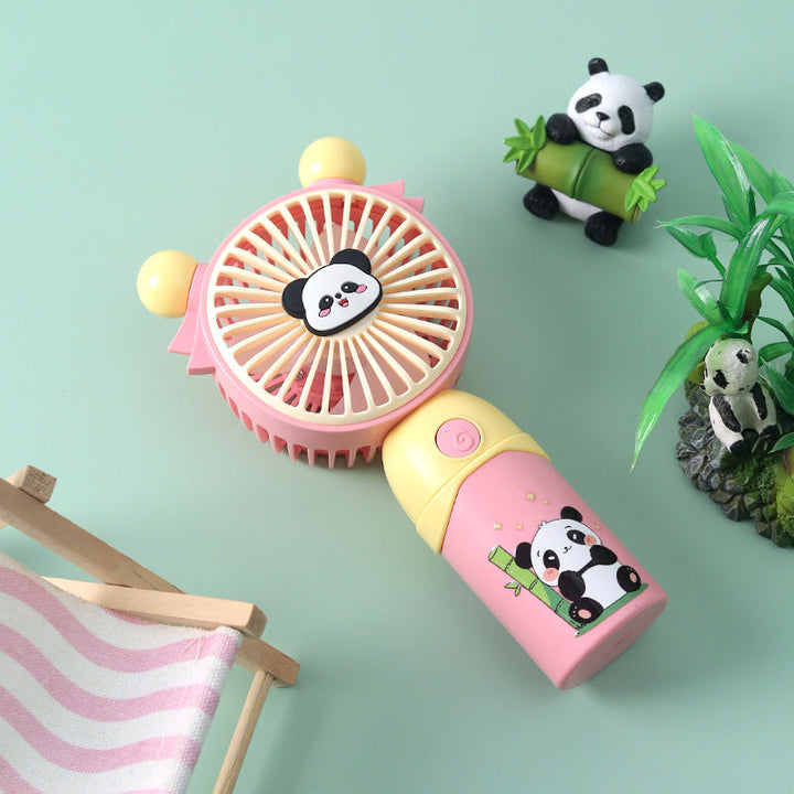Unisex Portable Panda Fan with Integrated Spray Function Kalsten