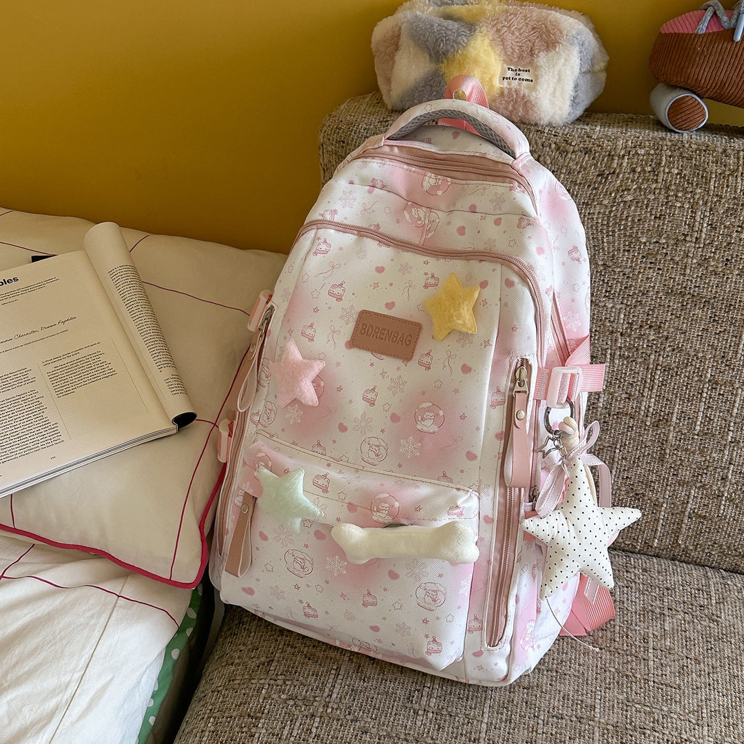 Children's Whimsical Patterned Mini School Backpack