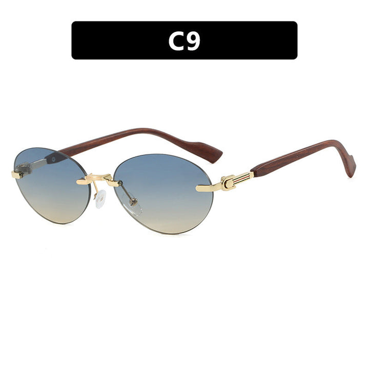 Women's fashionable sunglasses in elegant retro style with high-quality lenses and wooden details Kalsten