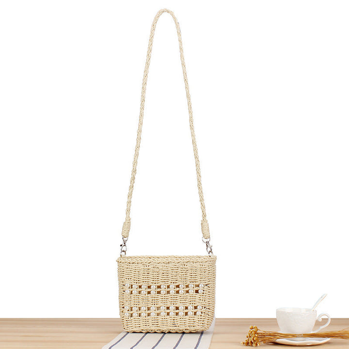 Shoulder bag with bead embellishment Kalsten