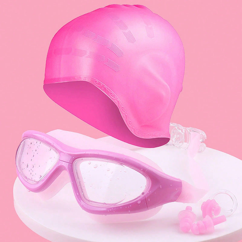 Swim set with comfort swim goggles and cap Kalsten