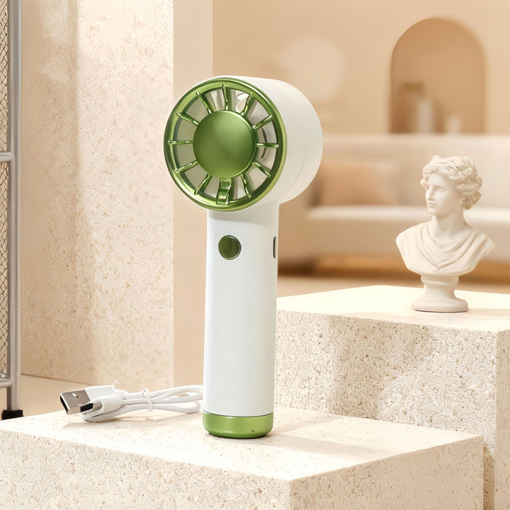 Women Portable Hand Fan with powerful battery technology and elegant design Kalsten