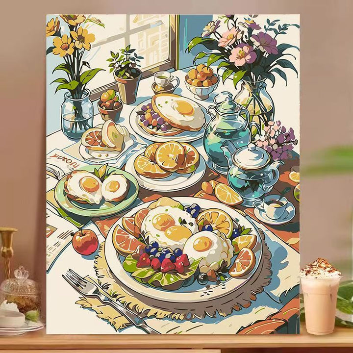 Dessert-Inspired Decorative Canvas Art Kalsten