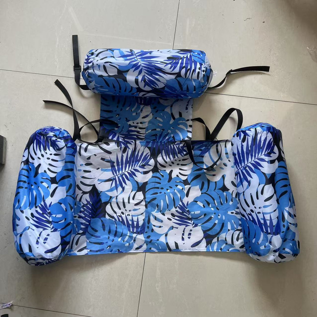 Women Portable Beach Lounge Chair with Neck Support Kalsten