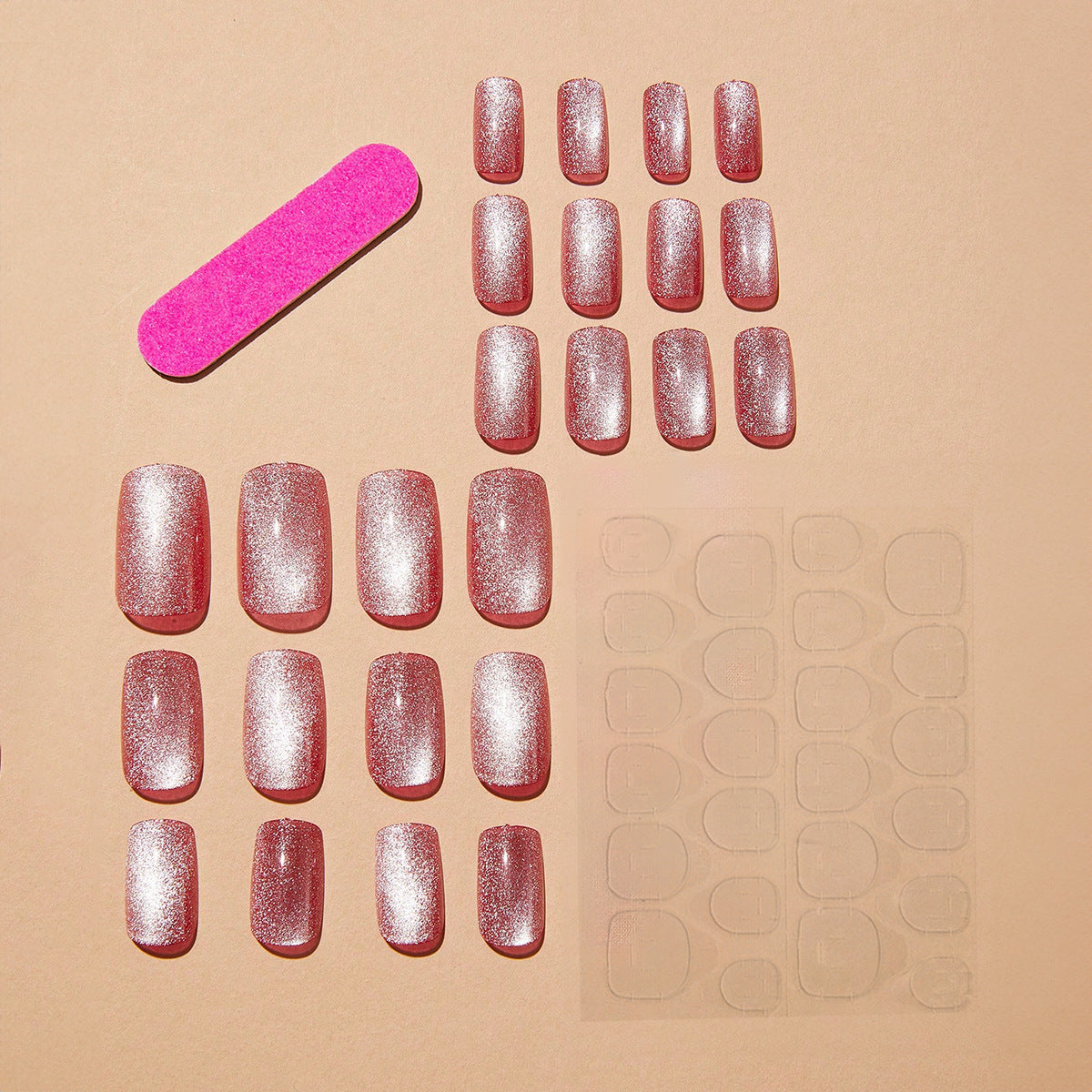 Sparkling Press-On Nail Set Acalora