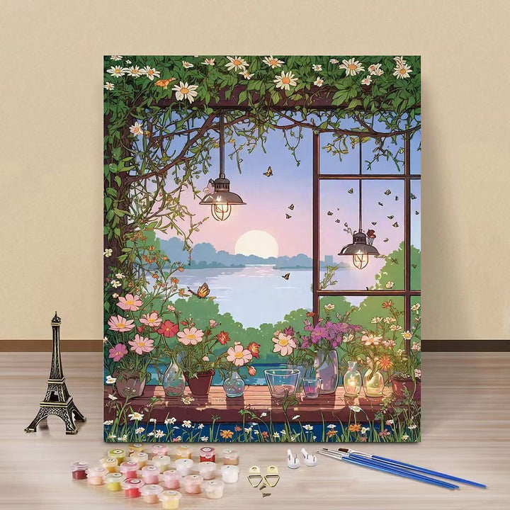 Scenic Garden Paint by Numbers Art Kit Kalsten
