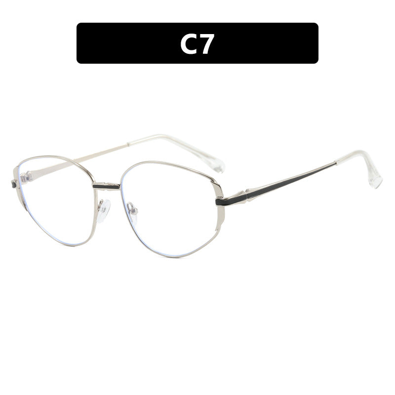 Women modern geometric sunglasses with stylish metal frame Kalsten