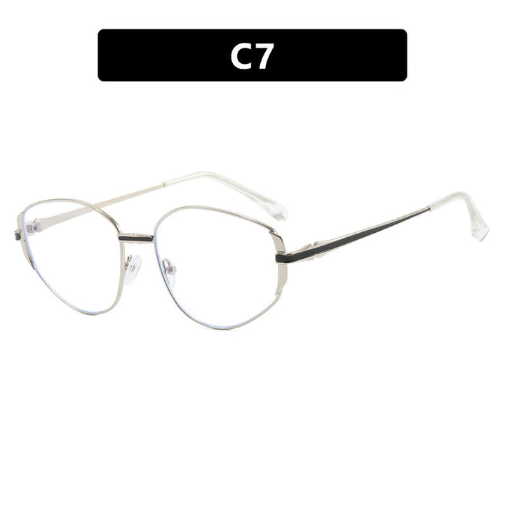 Women modern geometric sunglasses with stylish metal frame Kalsten