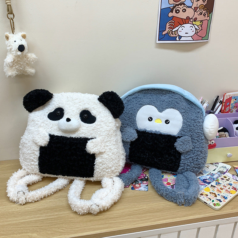 Plush Bag in Penguin Design Kalsten
