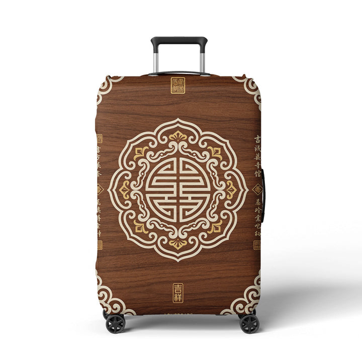 Women Hard Shell Suitcase in Elegant Bamboo Design Kalsten