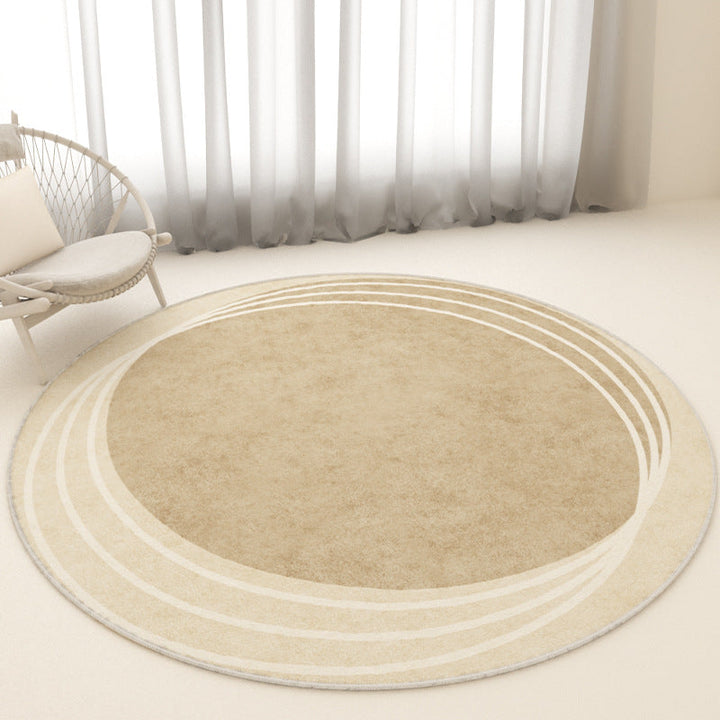 Floral Pattern Round Area Rug