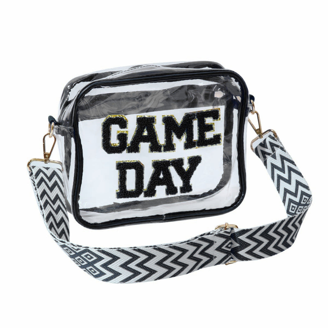 Transparent crossbody bag with stylish Game Day print Kalsten
