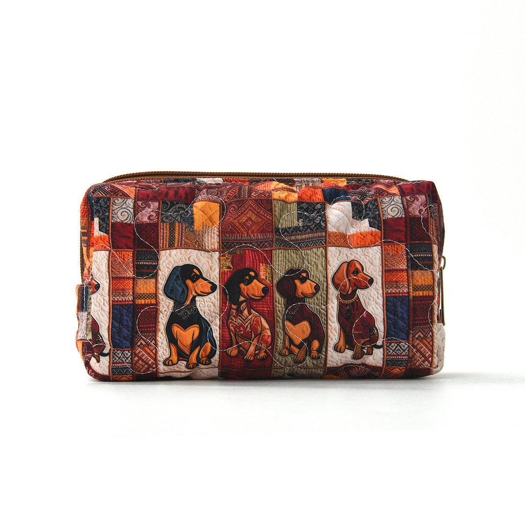 Cosmetic pouch with colorful animal design Kalsten