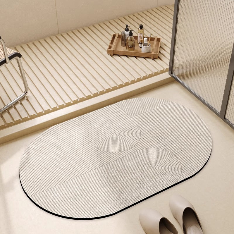 Geometric Design Bath Rug Kalsten