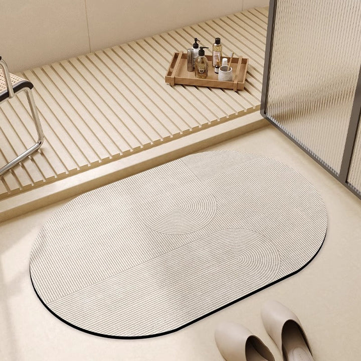 Geometric Design Bath Rug Kalsten