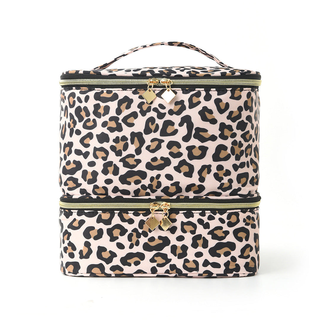 Cosmetic storage bag with two separate compartments Kalsten