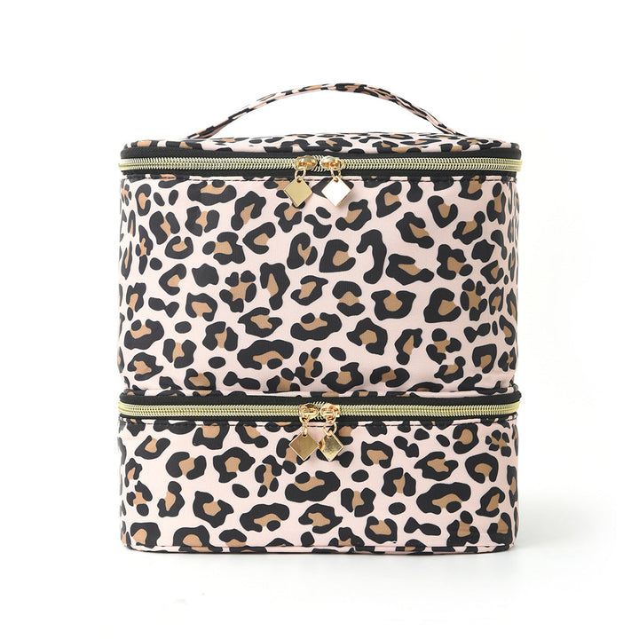 Cosmetic storage bag with two separate compartments Kalsten