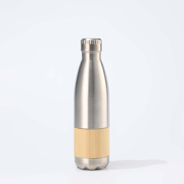 Women Stainless Steel Drinking Bottle with Bamboo Application Kalsten