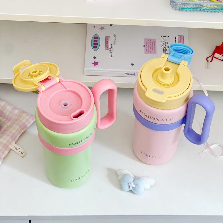 Ladies Multifunctional Insulated Bottle with Unique Lid Kalsten