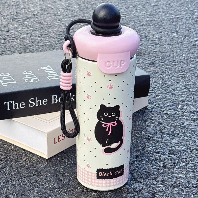 Ladies funny cat water bottle Kalsten