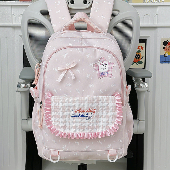Children's Playful Themed Multi-Pocket School Backpack