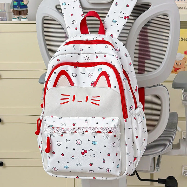 Children's Cute Cat Ear School Backpack