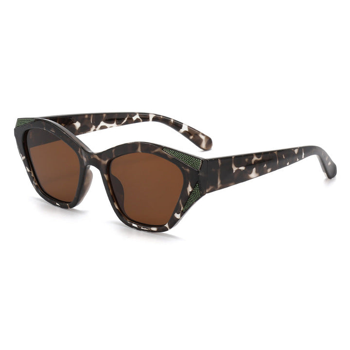 Women's fashionable oversized sunglasses with glittering accents Kalsten
