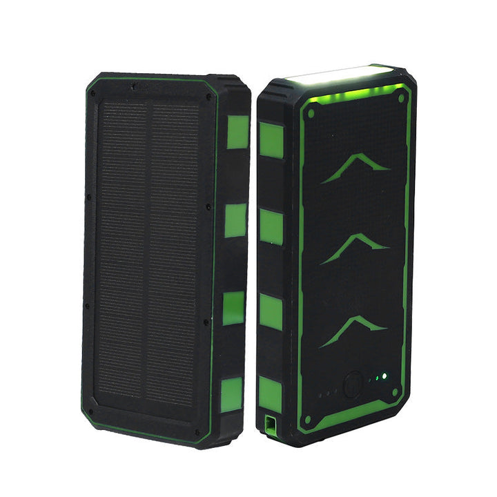 Solar-powered high-performance power bank with robust housing Kalsten