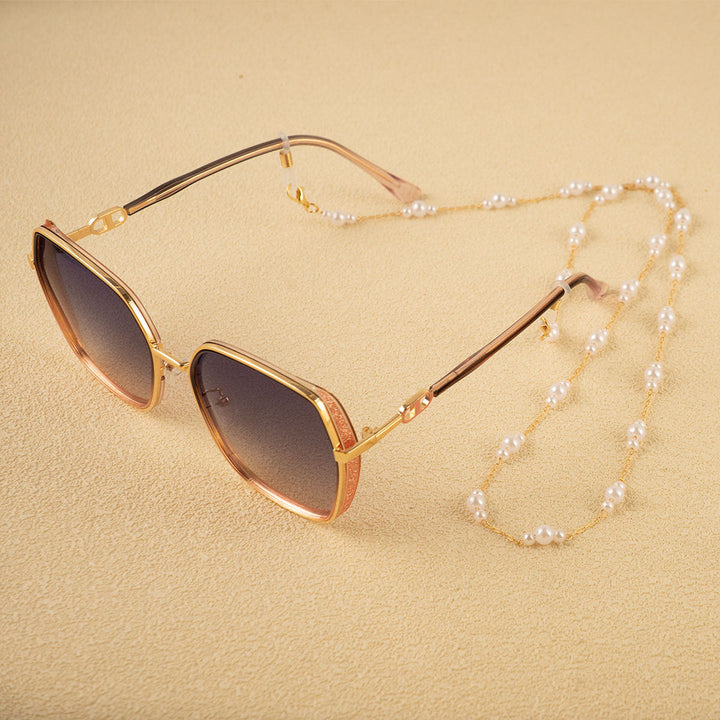 Pearl-Linked Eyewear Holder Kalsten