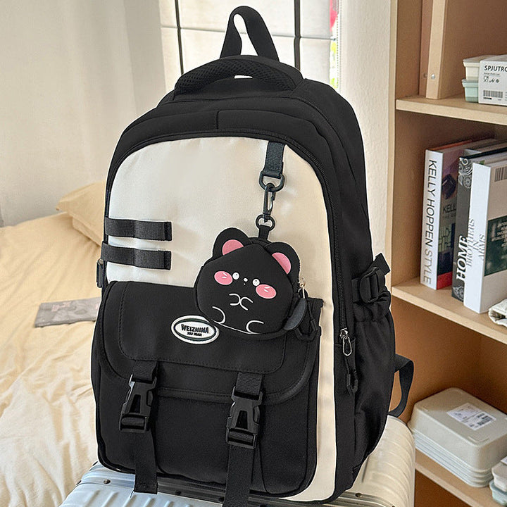 Multi-Compartment Casual School Backpack