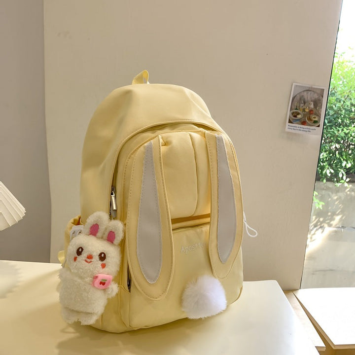 Cute Bunny Ear Themed School Backpack