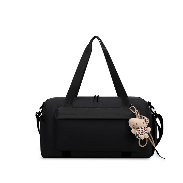 Sporty duffel bag with practical compartments and removable shoulder strap Kalsten