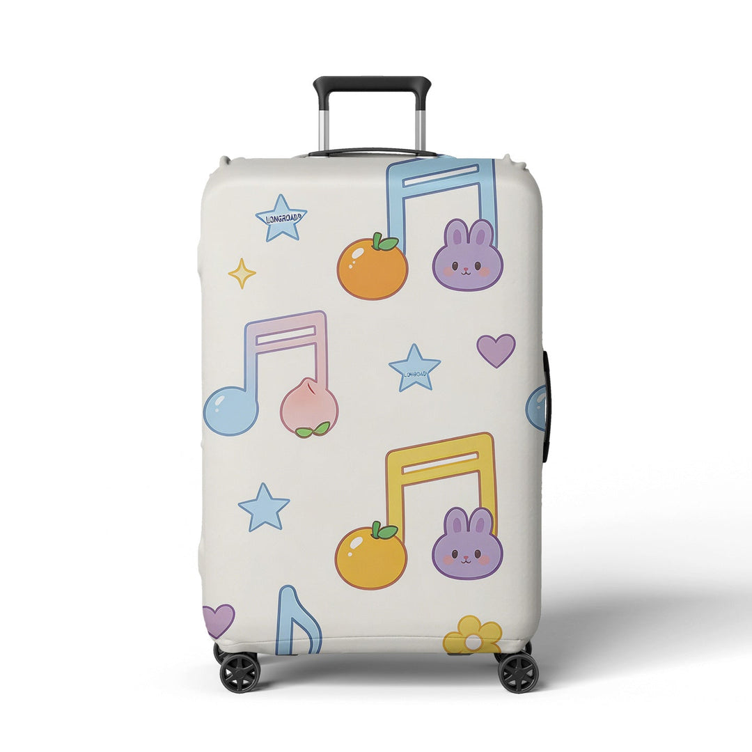 Women's suitcase cover with playful space design Kalsten