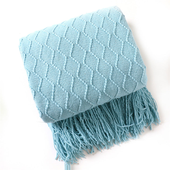 Cozy Knit Throw Blanket Kalsten