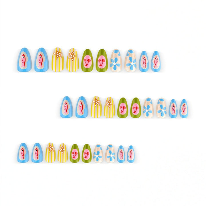 Artificial Nails in Creative Summer Design Kalsten