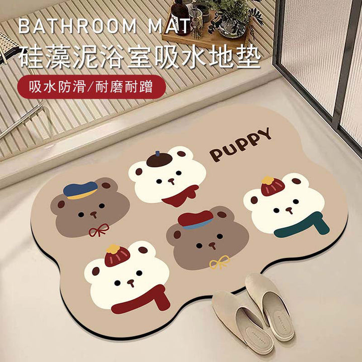 Cute Cartoon Animal Bath Mat Kalsten