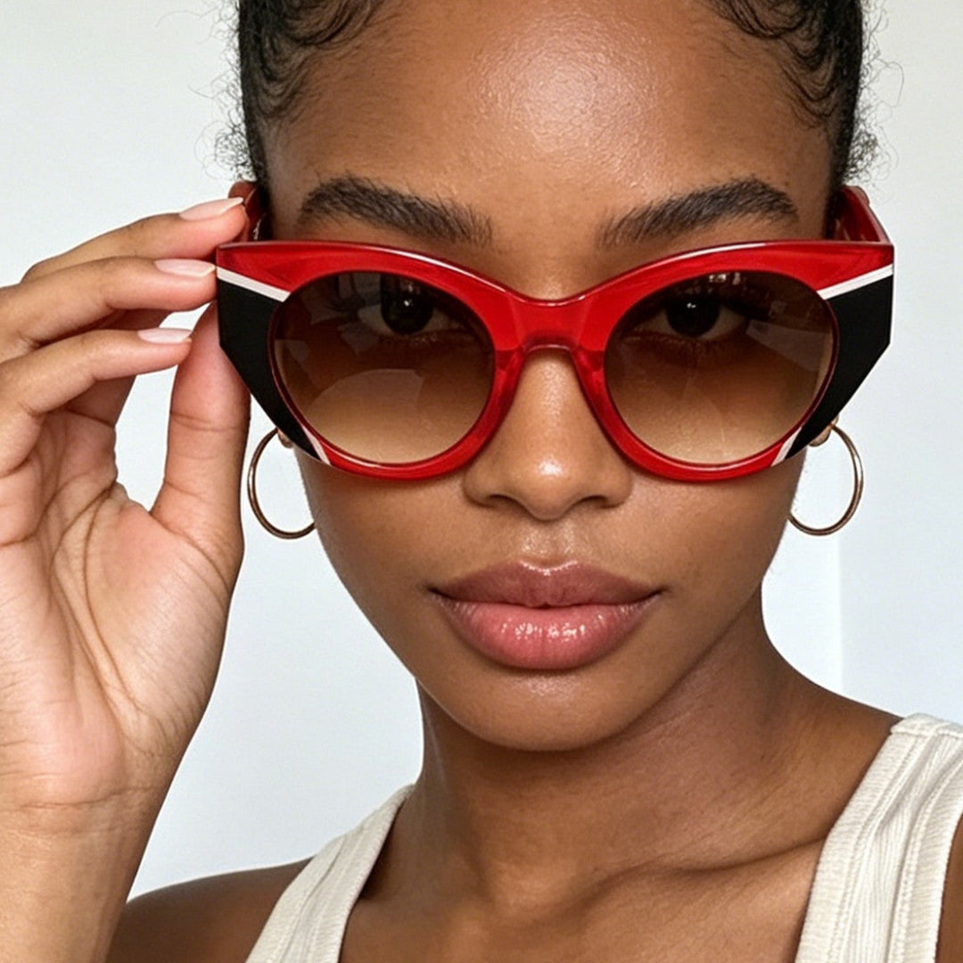 Women's fashionable sunglasses with unique leopard print Kalsten