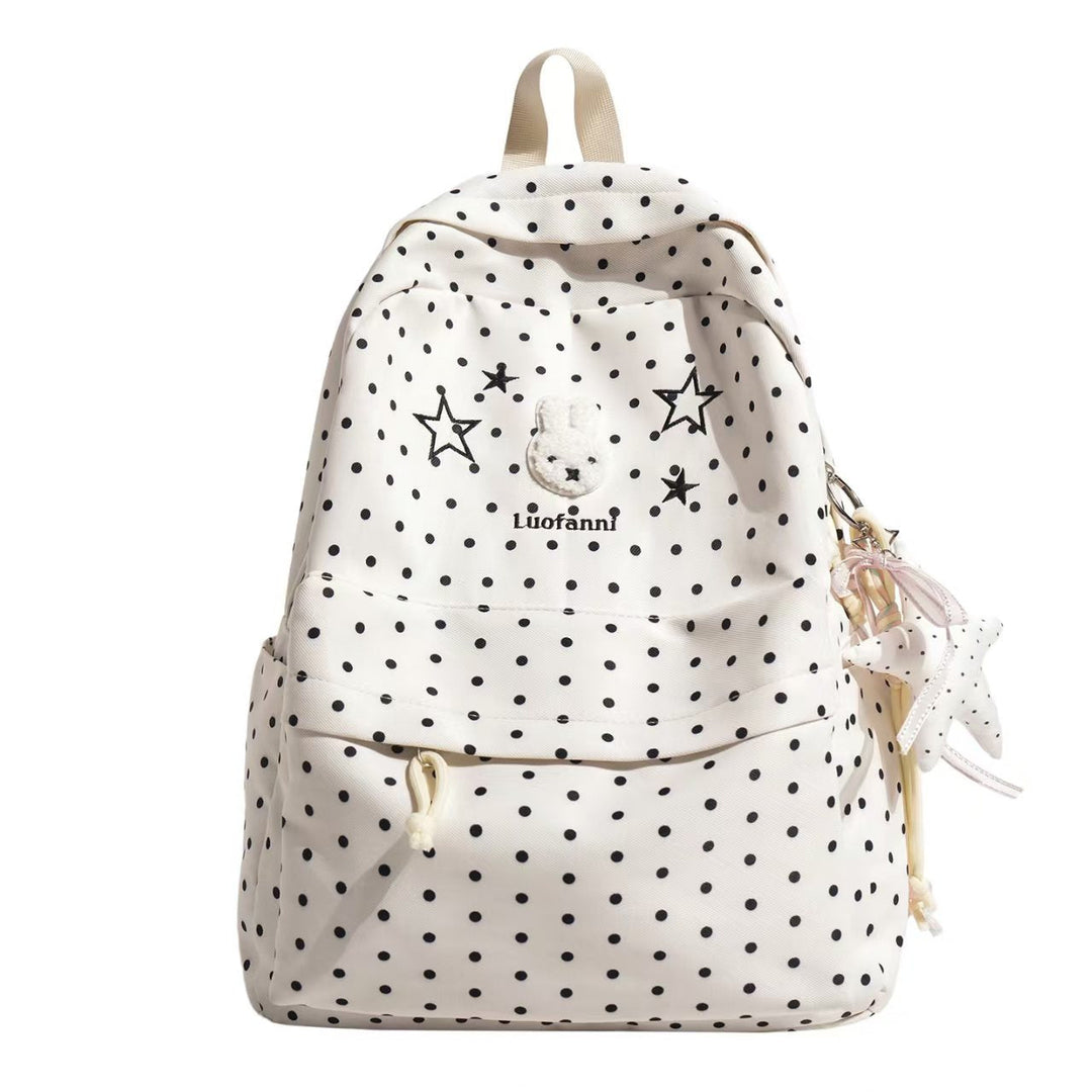 Playful Character-Embellished Backpack Kalsten