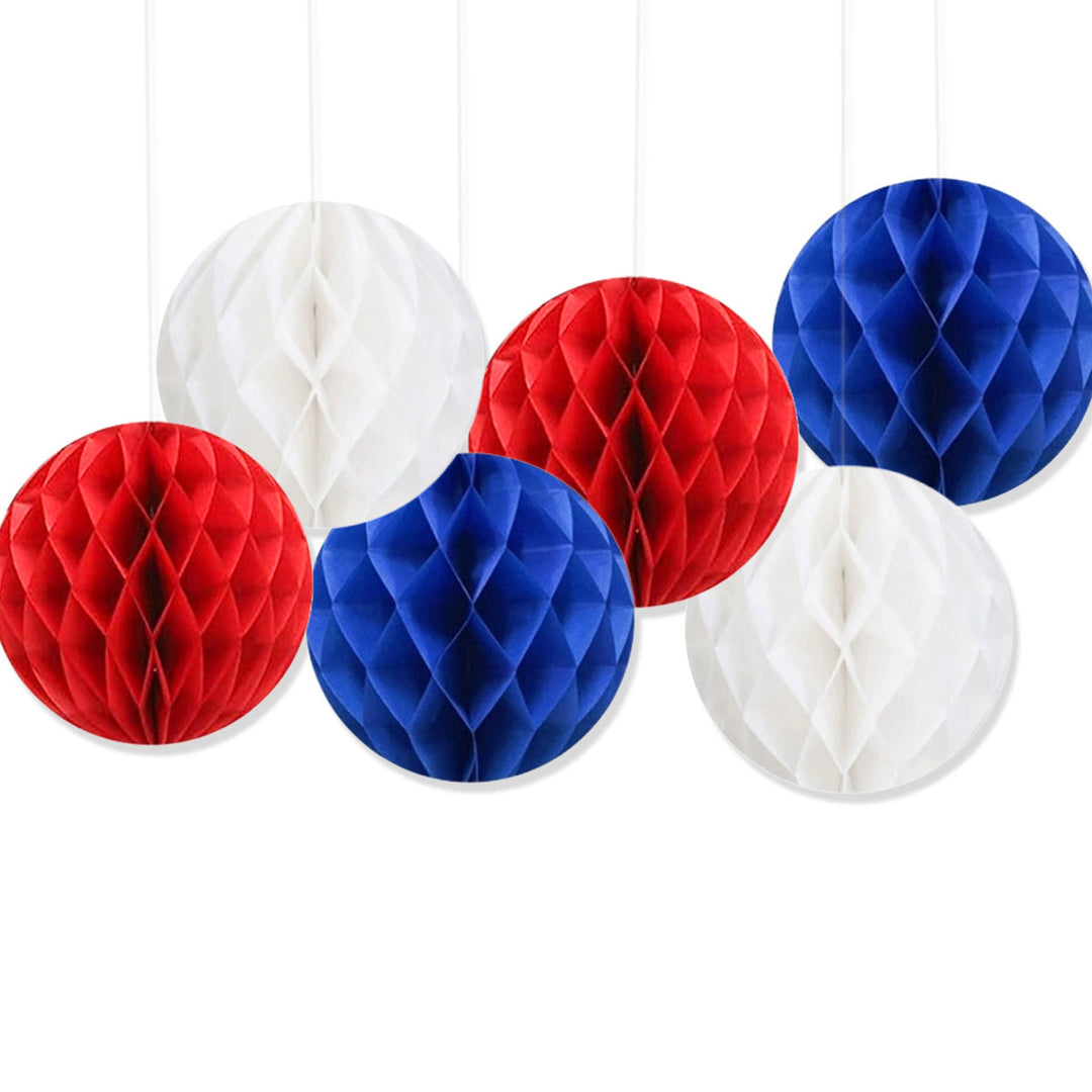 Unisex decorative honeycomb paper balls for hanging medium-sized made of foldable paper Kalsten