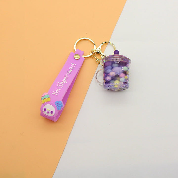 Unisex keychain with cute drinking vessel design Kalsten
