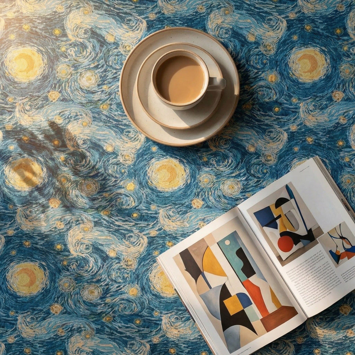 Artistic Starry Night Table Cover